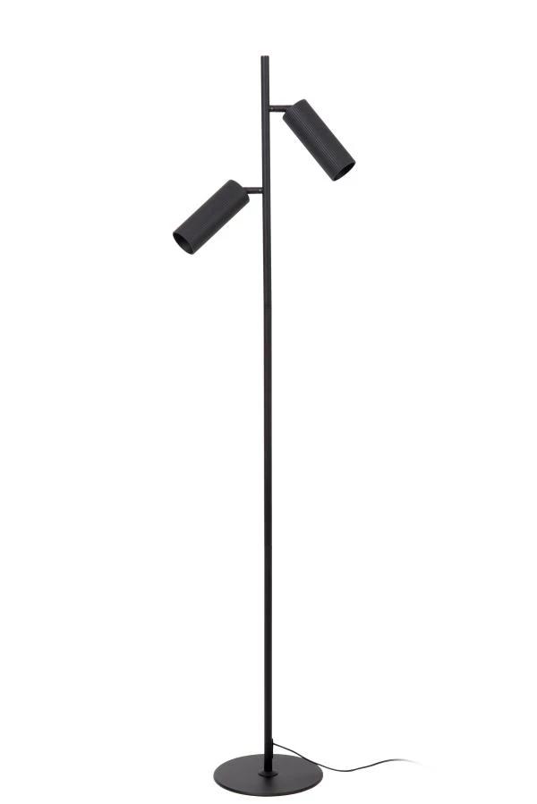 Lucide CLUBS - Lámpara de suelo - 2xGU10 - Negro - apagado